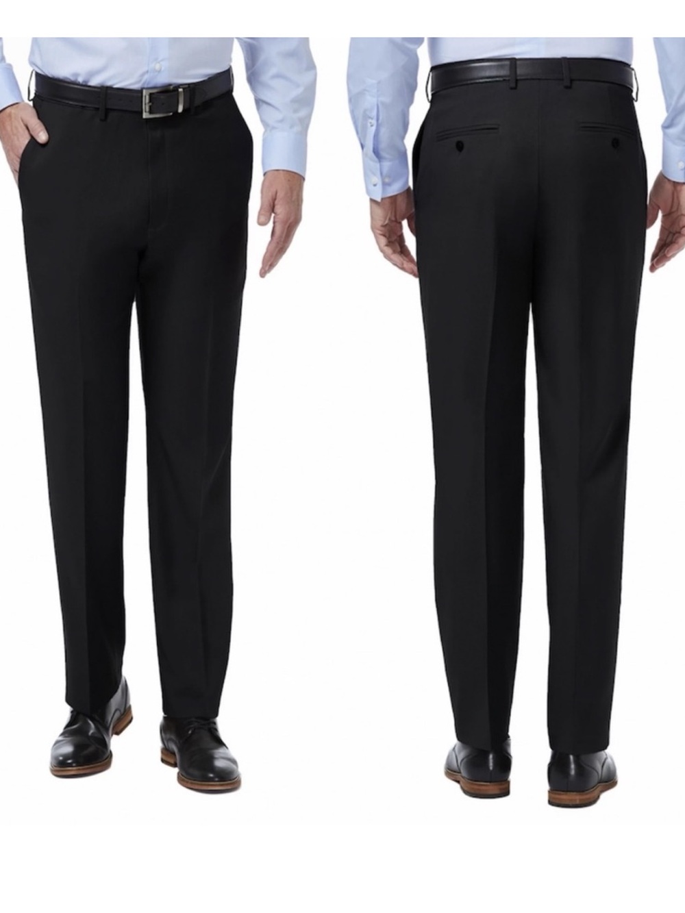 Haggar Premium Comfort Expandable Waist Classic Fit Dress Pants Men’s 34W 30L